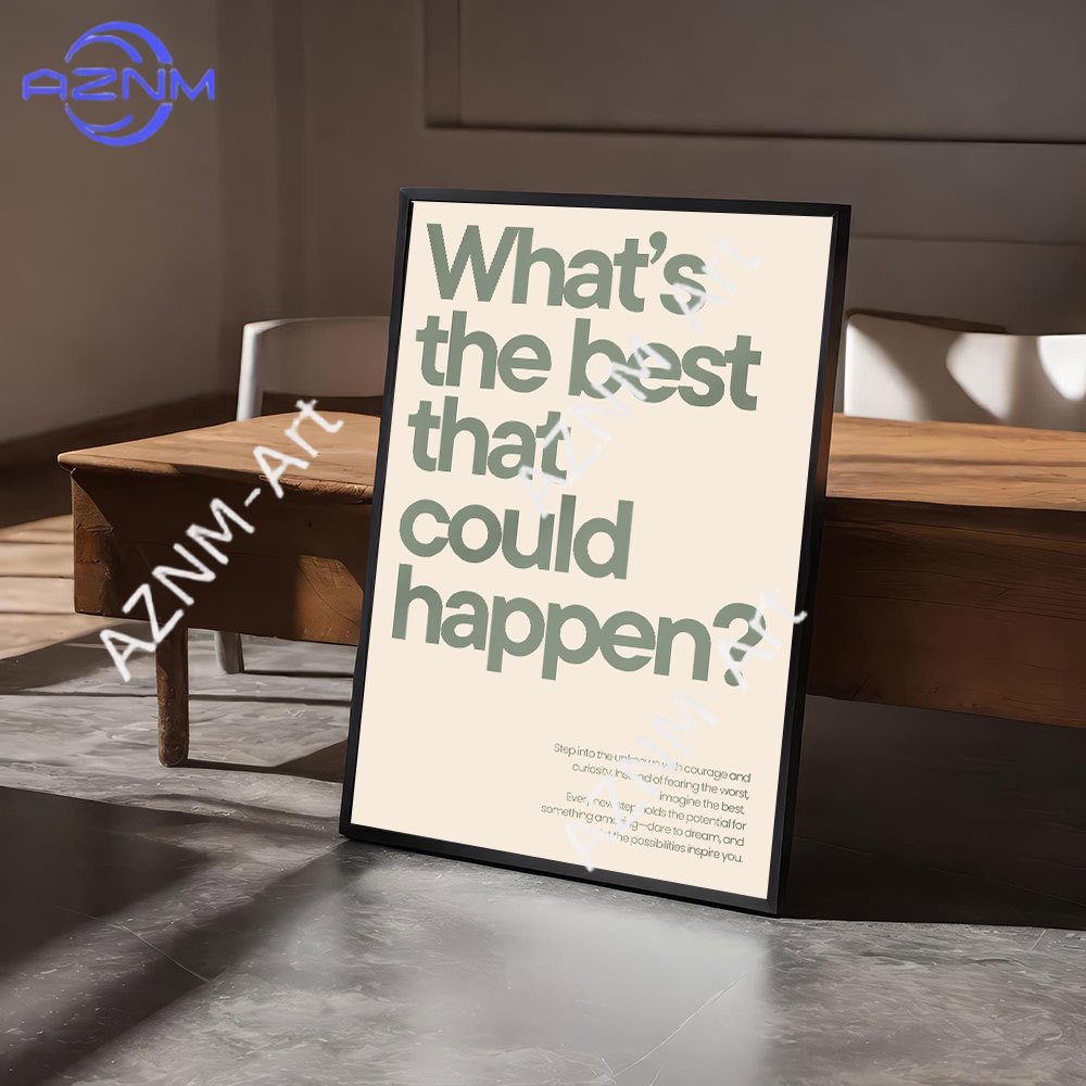 Home Office Room Inspiration - Minimalist Motivational Quotes Inspirational Discipline Art