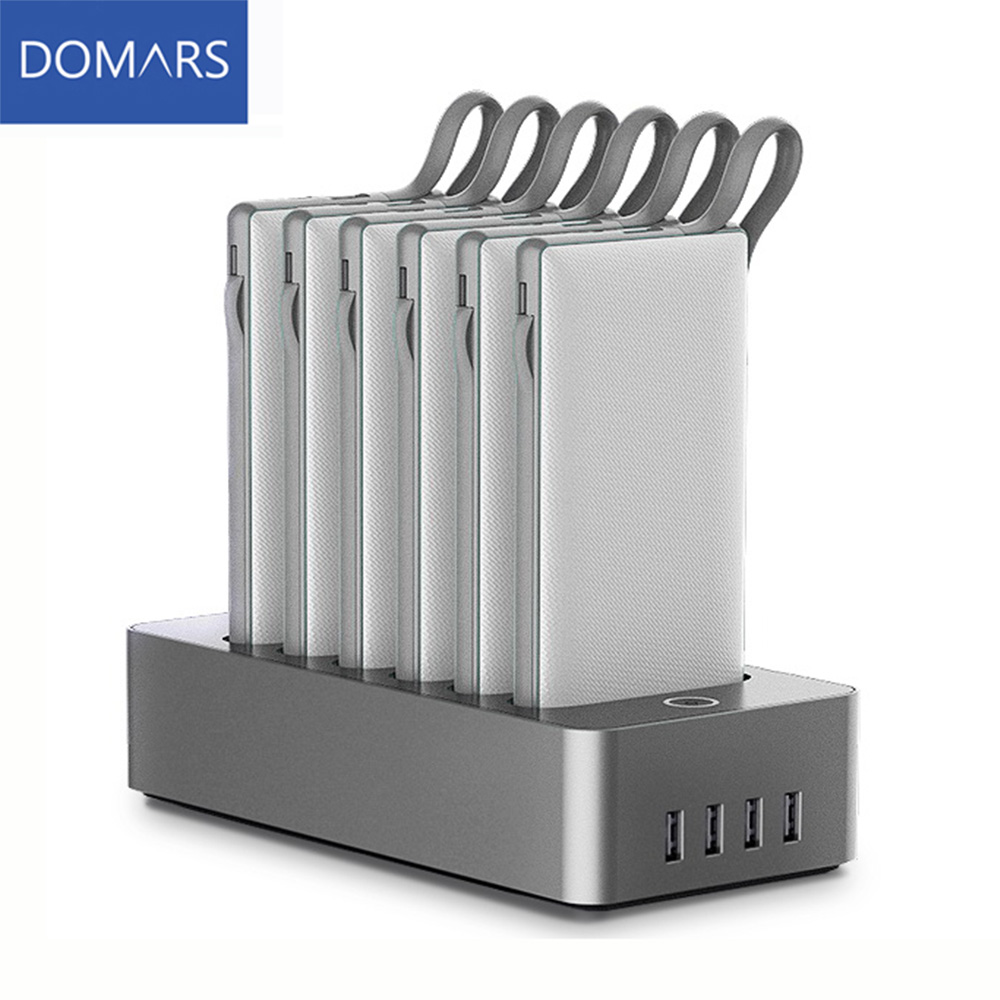 Home Office For Two - Domars Shared Power Bank 6x1000mAh PD