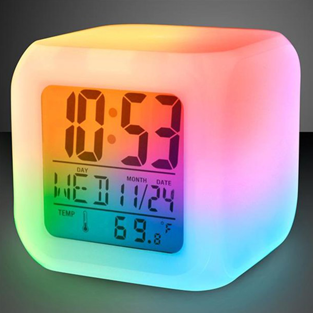 Led Desk Clock - LED Digital Alarm Clock Mini Desk