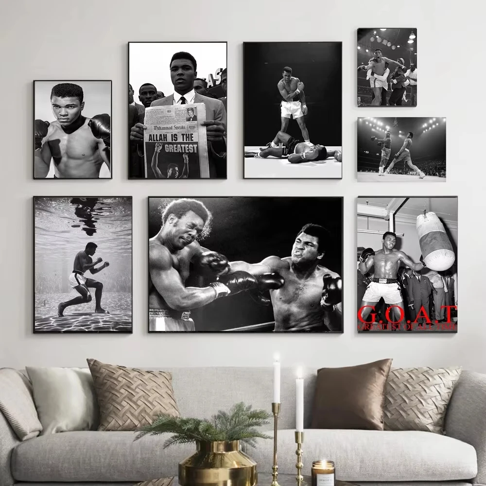 Home Office Room Inspiration - Muhammad Ali Inspirational Boxing Legend Canvas