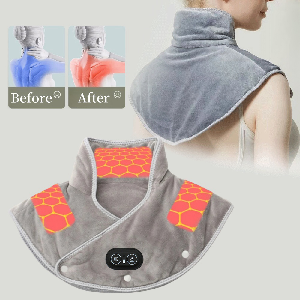 Anti Fatigue Mat - Electric Heating Shoulder Neck Pad Massager