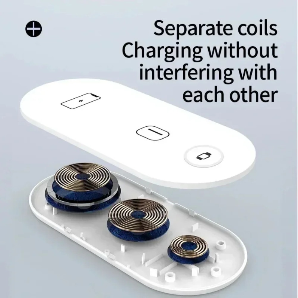 Home Office Pro - 3-in-1 Wireless Charging Pad Fast Charger