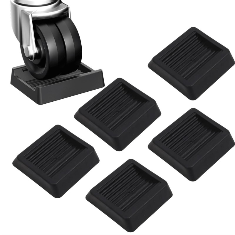 Home Office Rug - 4pcs/Set Office Chair Wheel Stopper Furniture