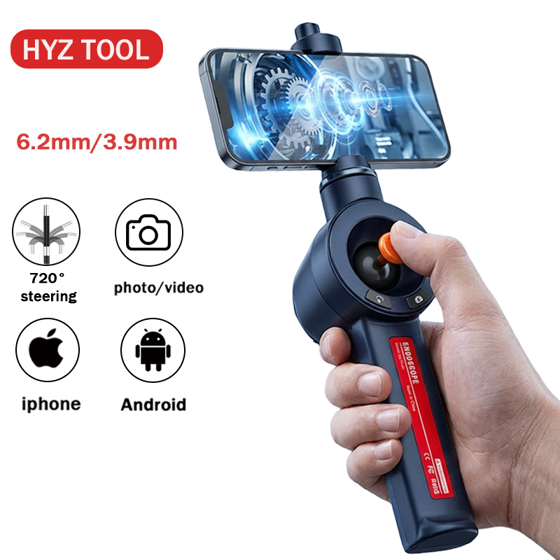 Webcam Hd 1080P - 4-Way 360° Rotating Borescope, 1080P Camera,