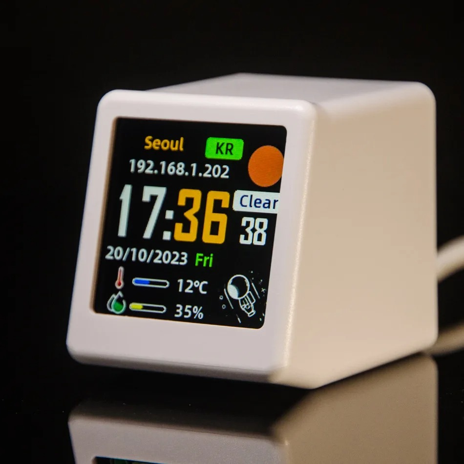 Smart Wifi Weather Station Des - огляд і ціна Led Desk Clock