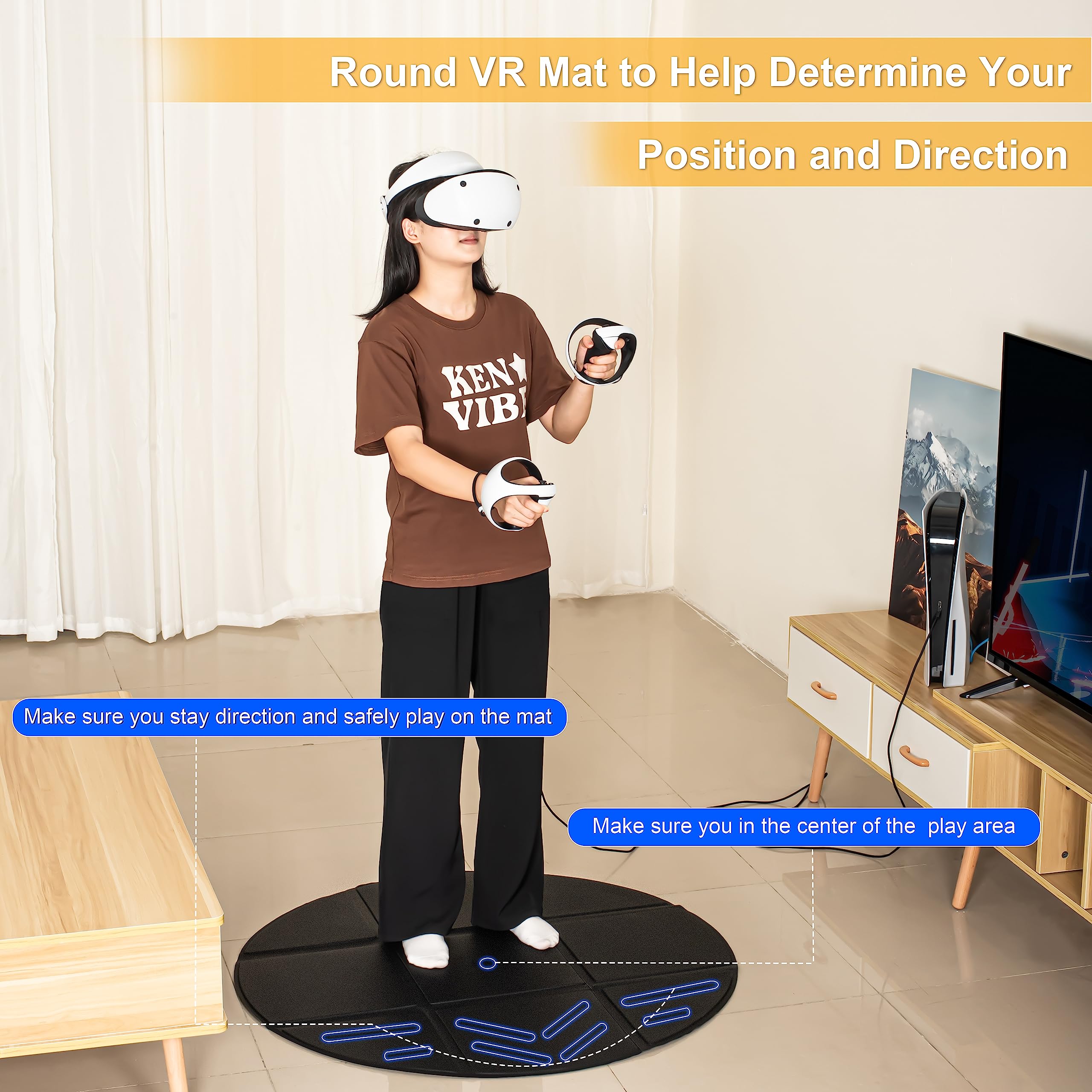 Foldable VR Mat for Meta Quest - огляд і ціна Anti Fatigue Mat