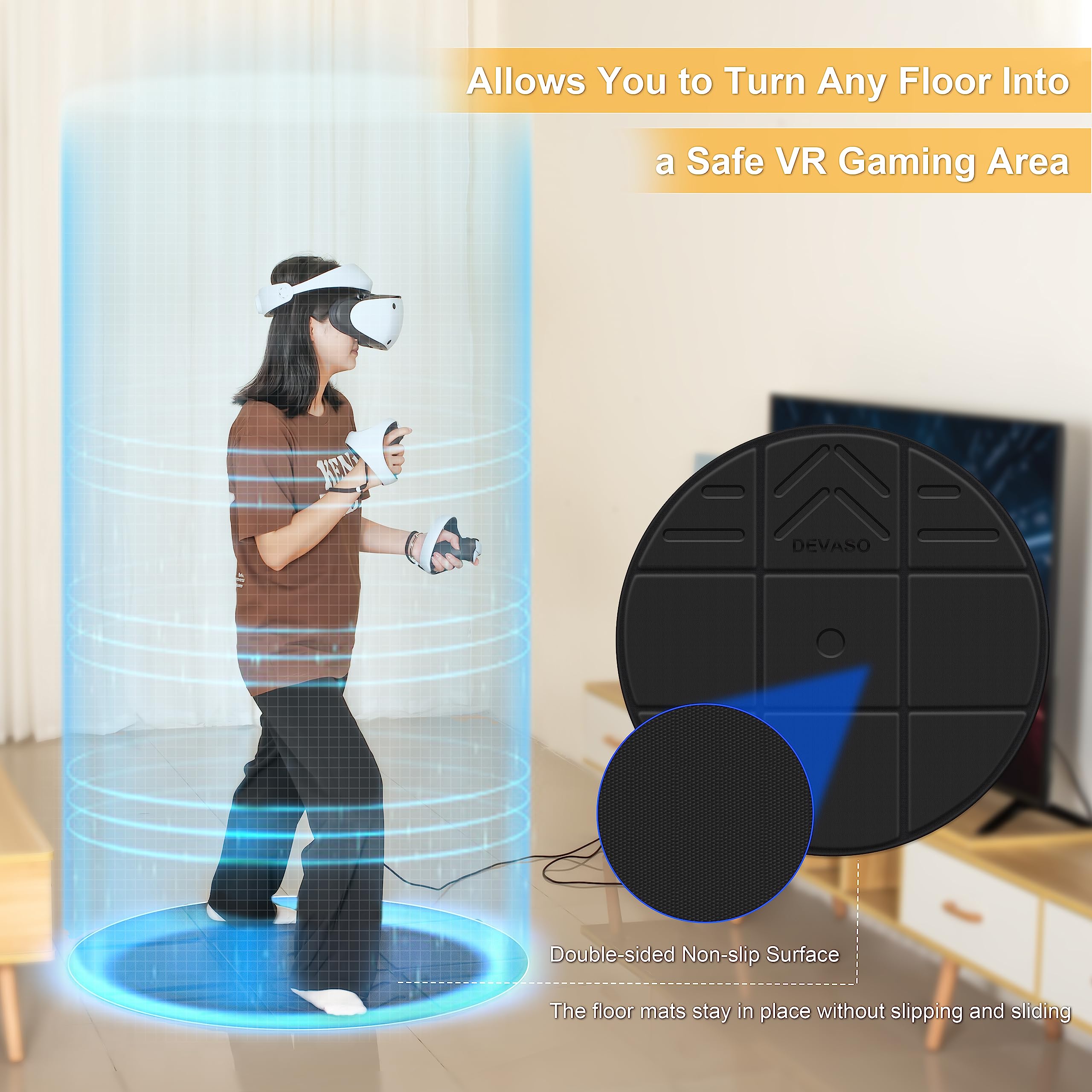 Foldable VR Mat for Meta Quest - огляд і ціна Anti Fatigue Mat