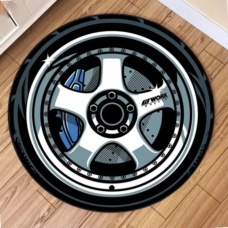 VIKAMA Car Hub Round Cushion S - огляд і ціна Home Office Rug