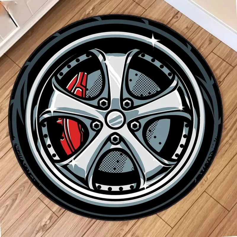VIKAMA Car Hub Round Cushion S - огляд і ціна Home Office Rug