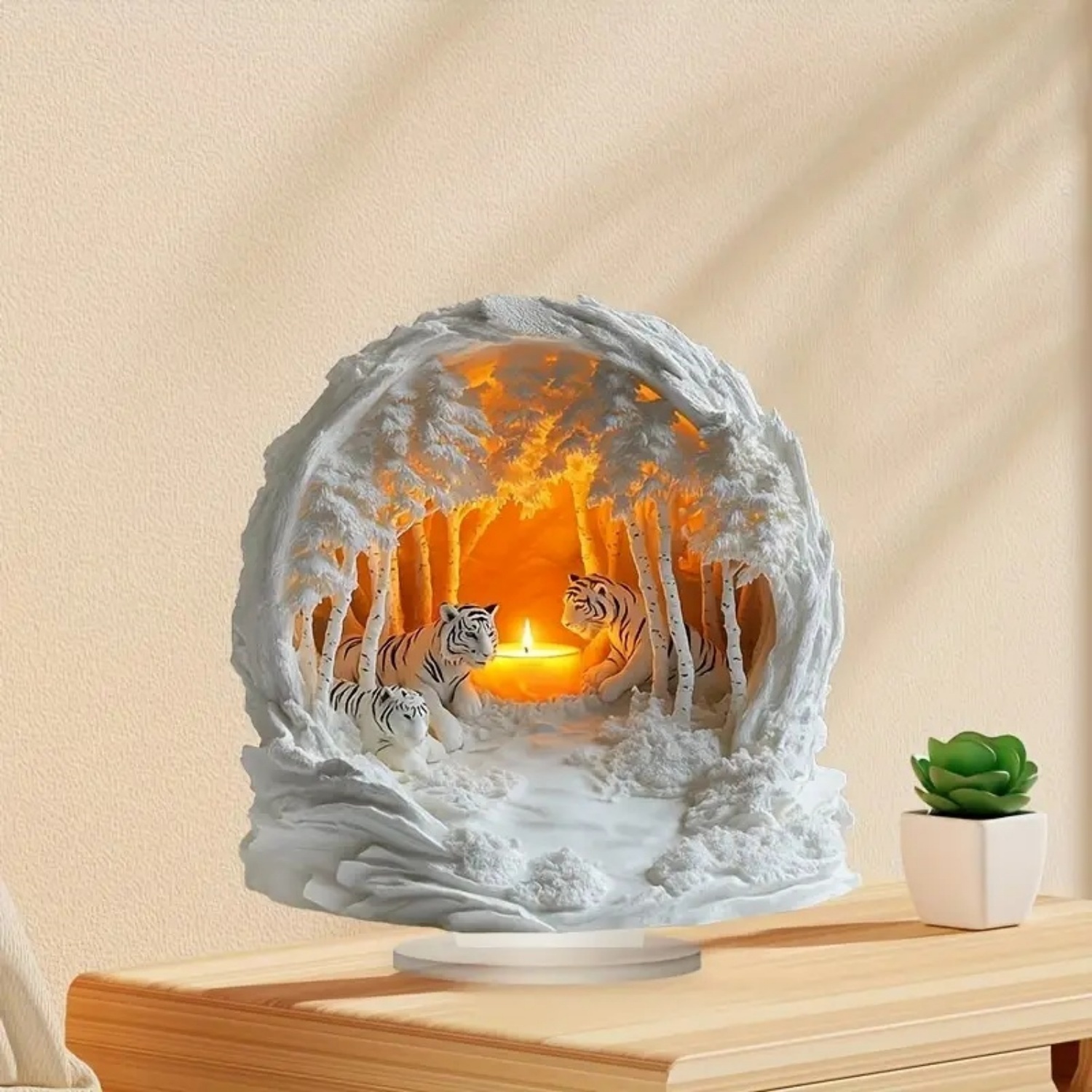 Two Tigers Statue,2D Flat Anim - огляд і ціна Home Office For Two