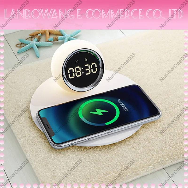 Wireless Charger Night Light,  - огляд і ціна Led Desk Clock