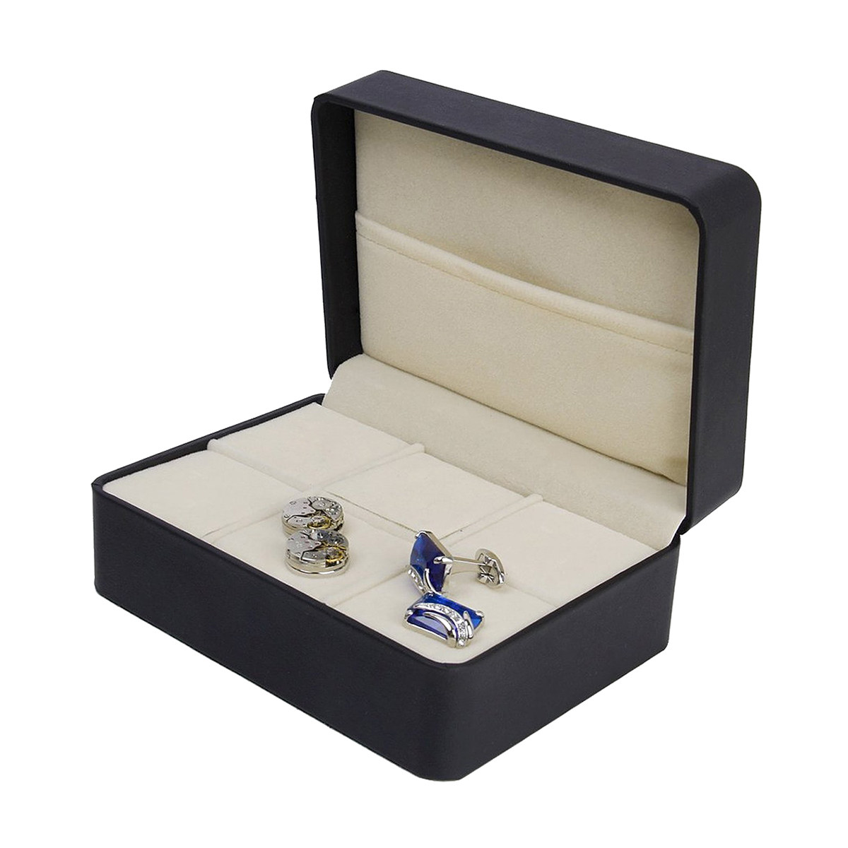 6-Compartment Portable Cufflin - огляд і ціна Home Office Box