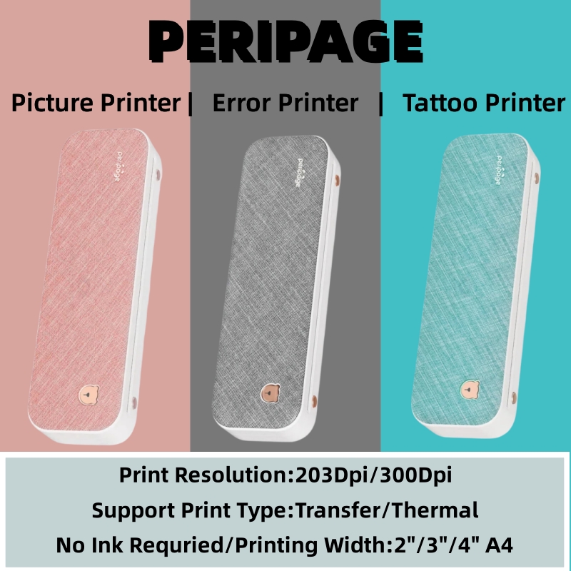 Peripage Portable A4 Printer T - огляд і ціна Laser Printer Home