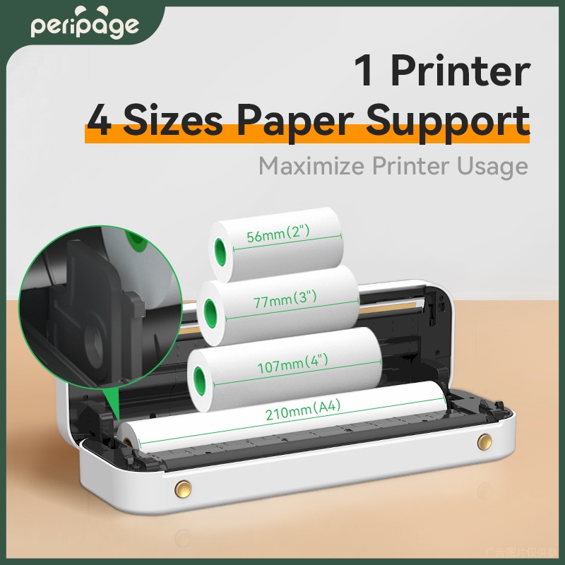 Peripage Portable A4 Printer T - огляд і ціна Laser Printer Home