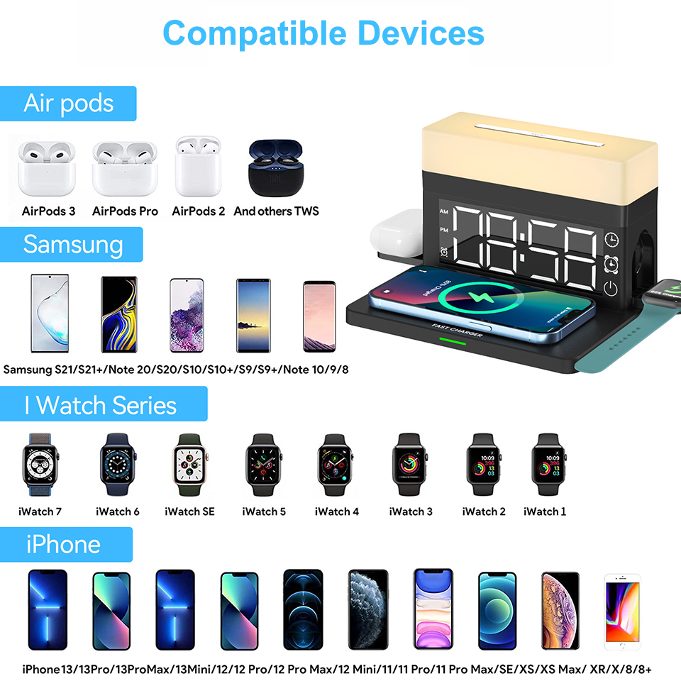 Desk Digital Alarm Clocks with - огляд і ціна Led Desk Clock
