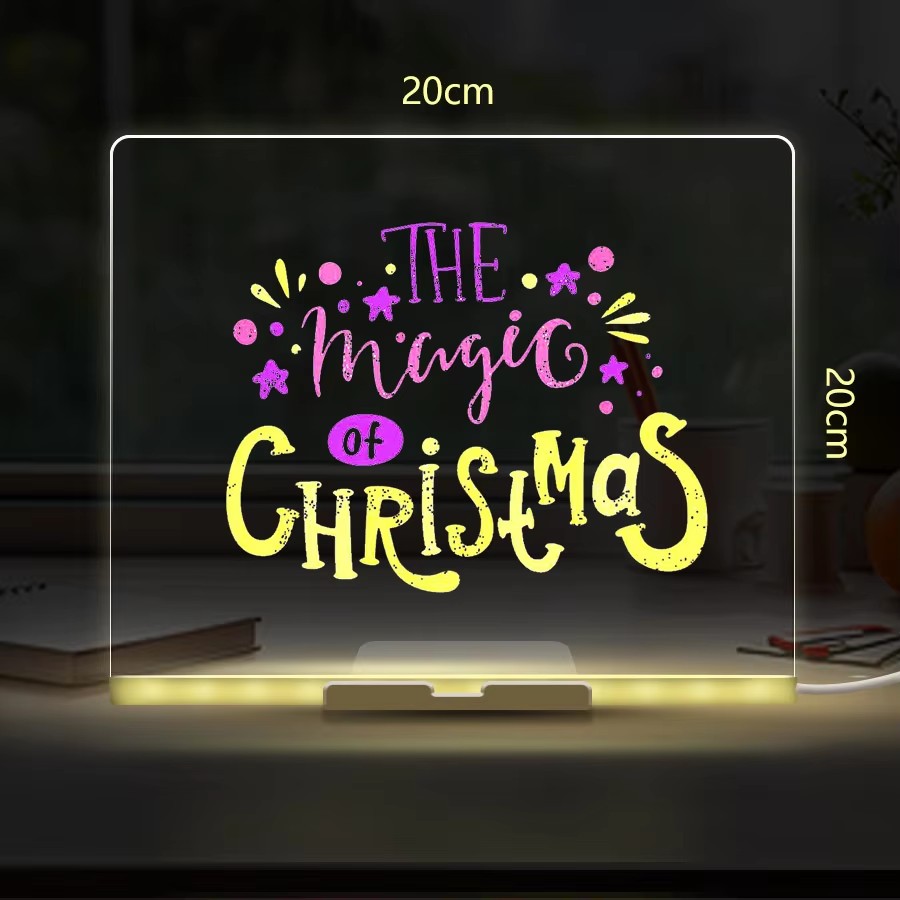 DIY Acrylic LED Light Board Er - огляд і ціна Home Office Gadgets