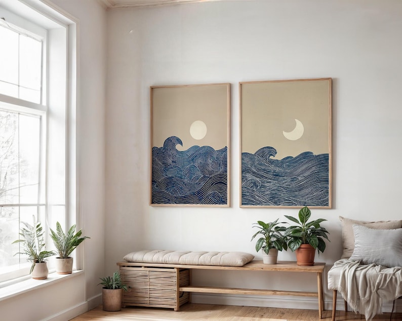 2pcs Japandi Minimalist Moon C - огляд і ціна Home Office For Two