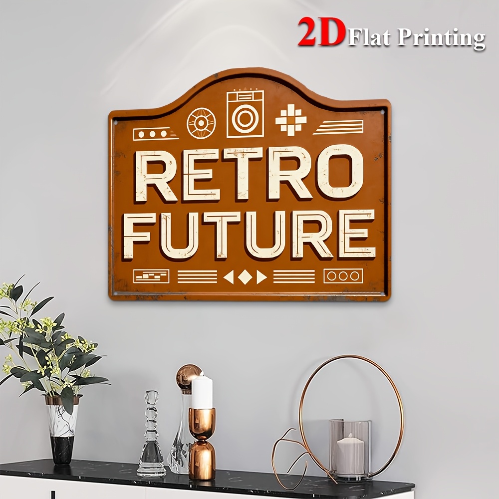 2D Flat, 1pc Vintage Futuristi - огляд і ціна Home Office Icon