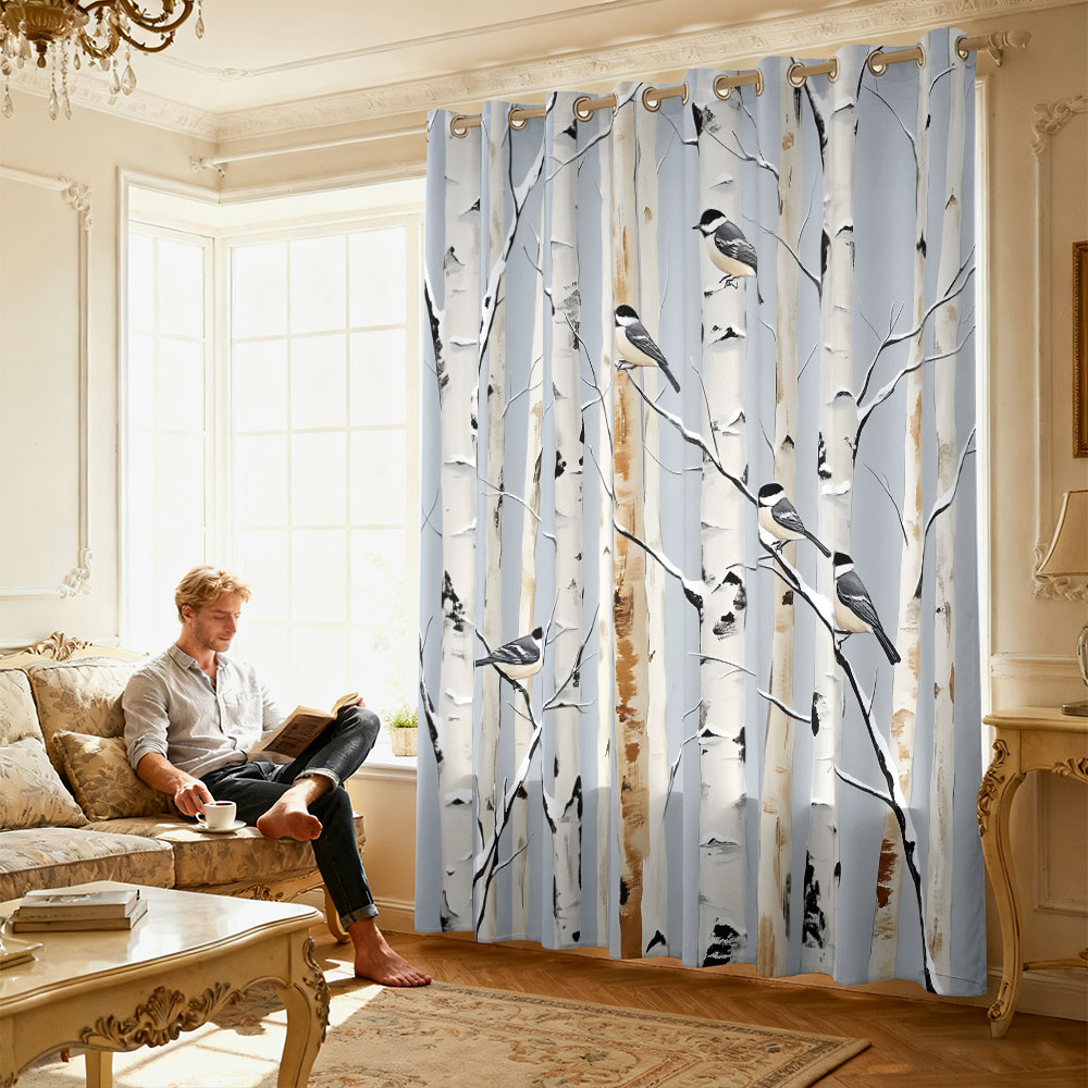 1pc birch forest titmouse prin - огляд і ціна Home Office Rate