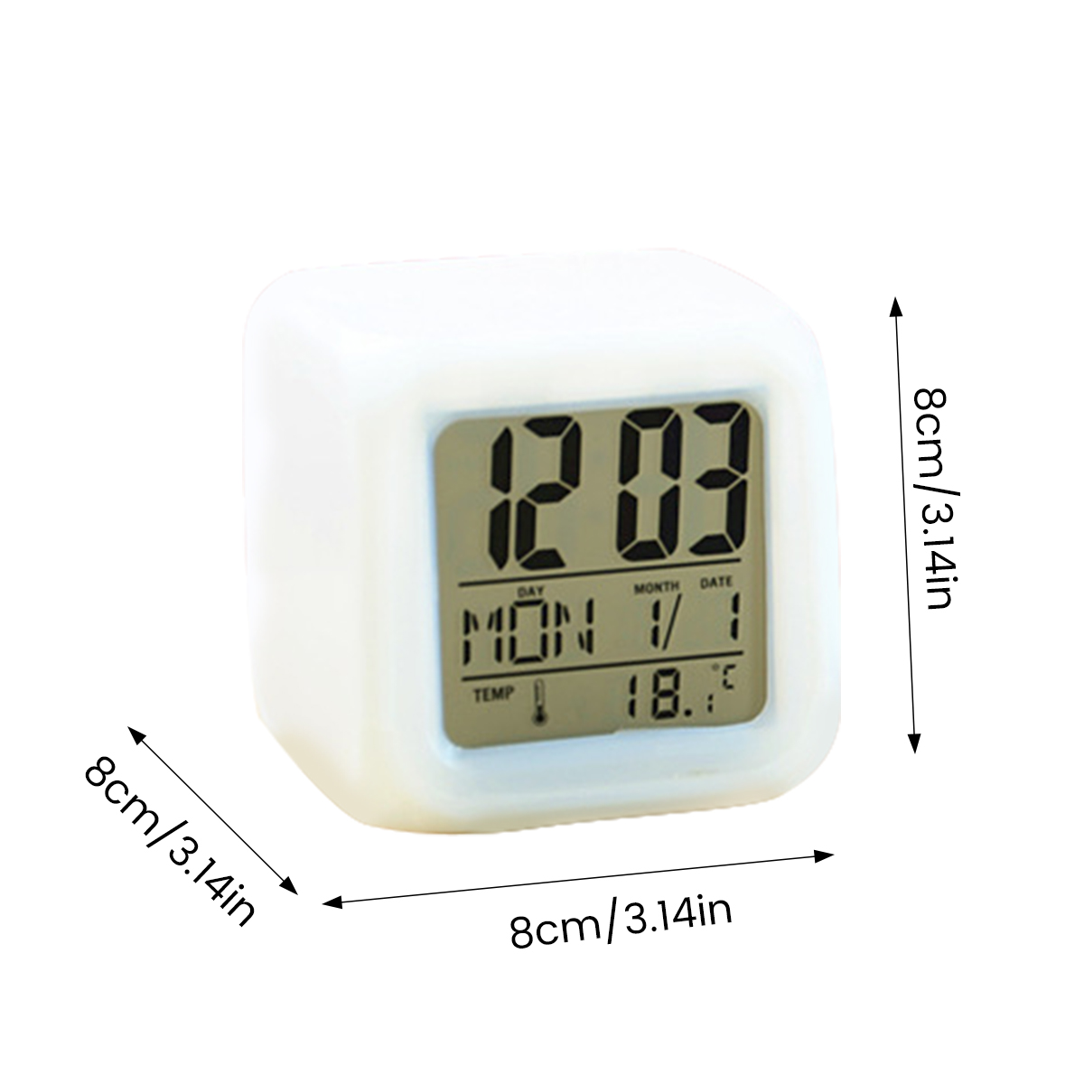 LED Digital Alarm Clock  Mini  - огляд і ціна Led Desk Clock