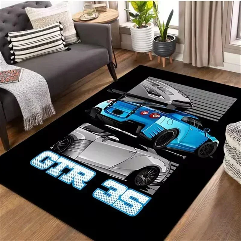Classical Racing Car Printed C - огляд і ціна Home Office Rug