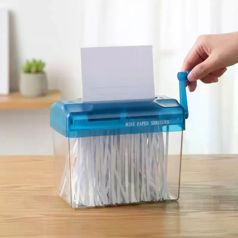 Portable Mini Manual Paper Shr - огляд і ціна Home Office Paper Shredder