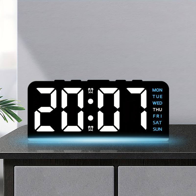 Digital LED Alarm Clock Deskto - огляд і ціна Led Desk Clock