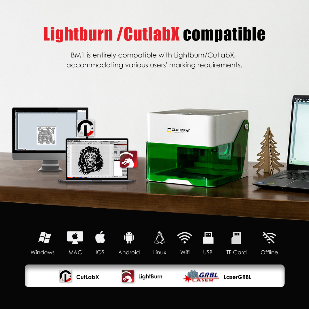 Cloudray 5000mw CNC Mini Laser - огляд і ціна Laser Printer Home