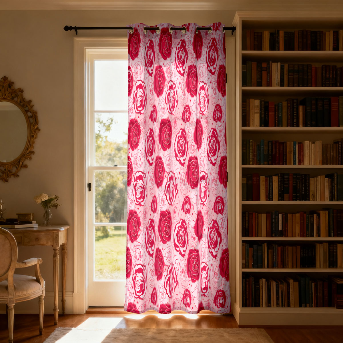 1pc Light Green Base Pink Rose - огляд і ціна Home Office Rate