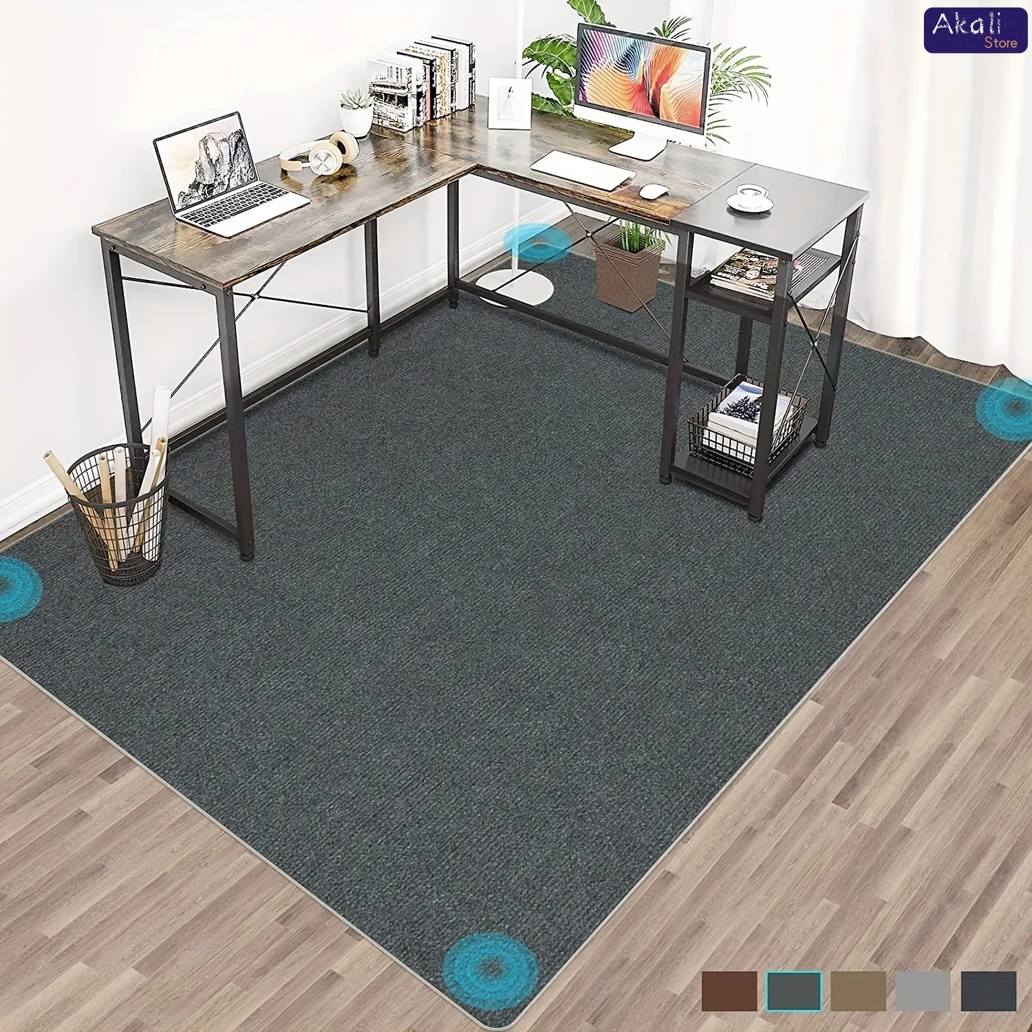 Large Size Office Chair Mat An - огляд і ціна Home Office Rug