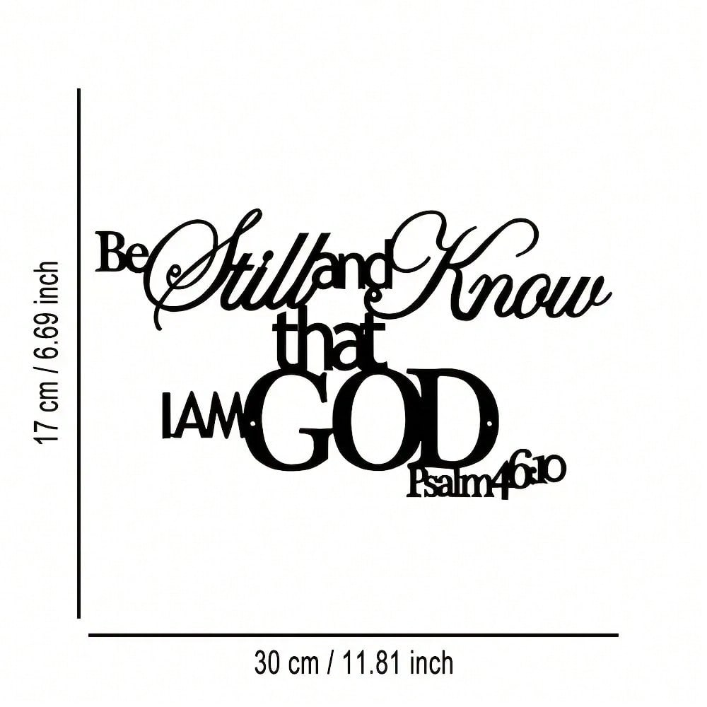 God Word Metal Wall Plaque Chr - огляд і ціна Home Office Room Inspiration