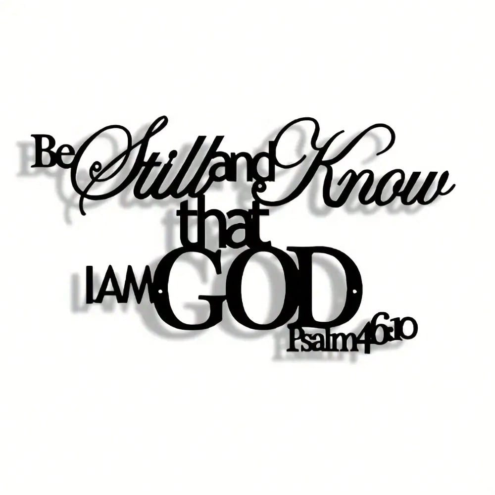 God Word Metal Wall Plaque Chr - огляд і ціна Home Office Room Inspiration