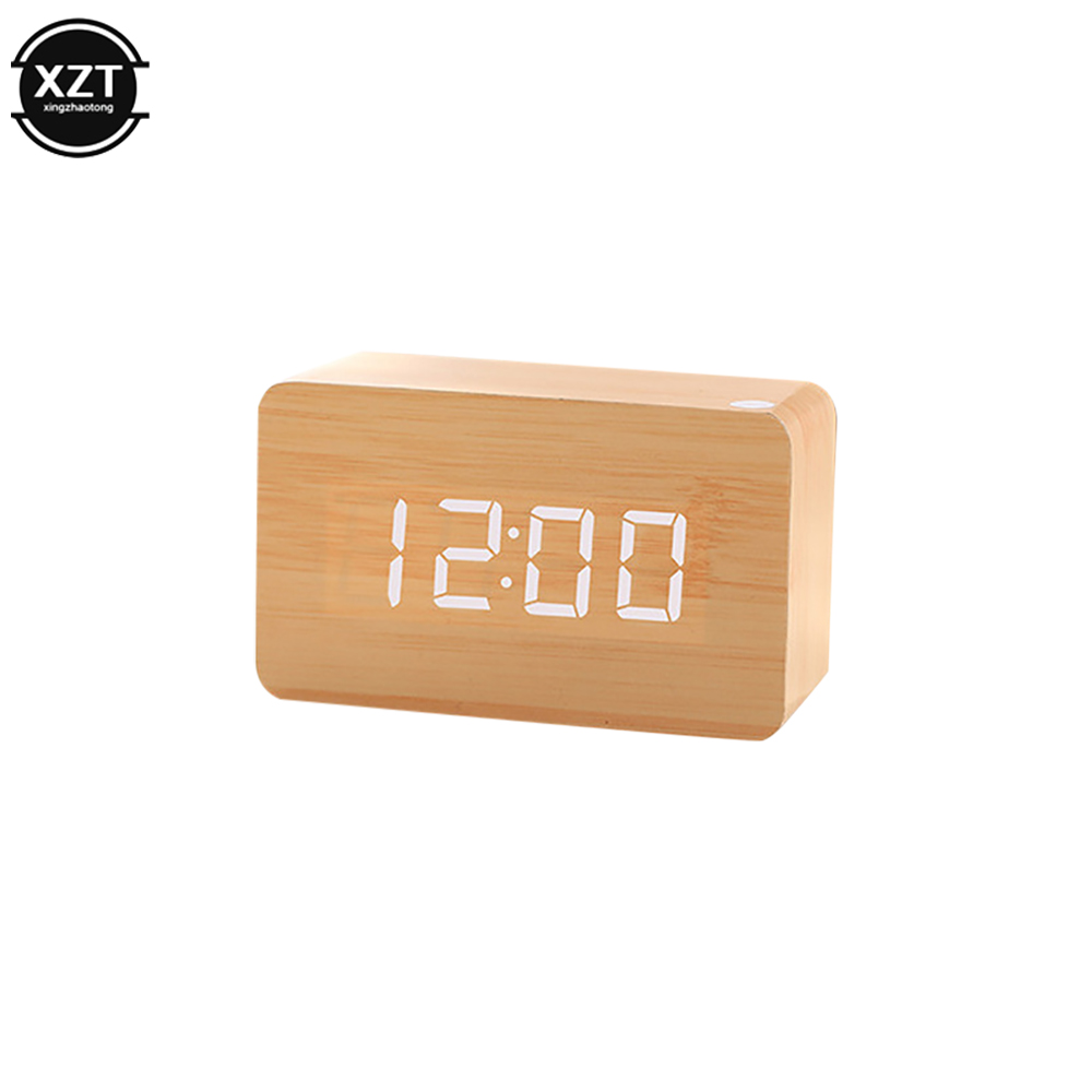 Fashion Alarm Clock LED Wooden - огляд і ціна Led Desk Clock