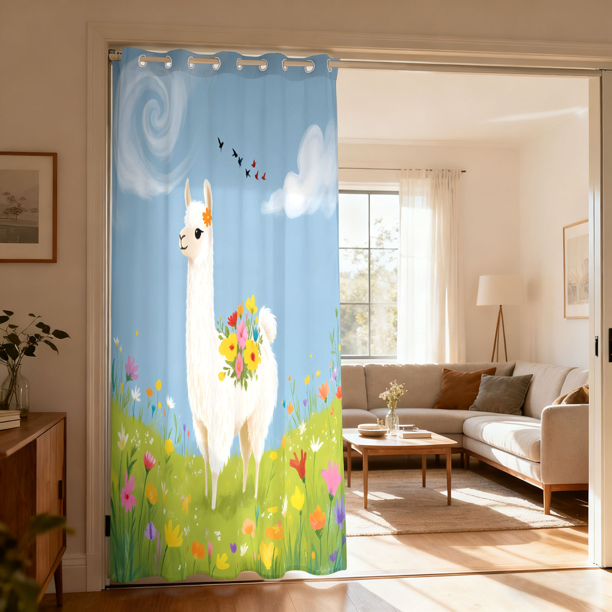 Spring Flower Field Alpaca Ill - огляд і ціна Home Office Rate