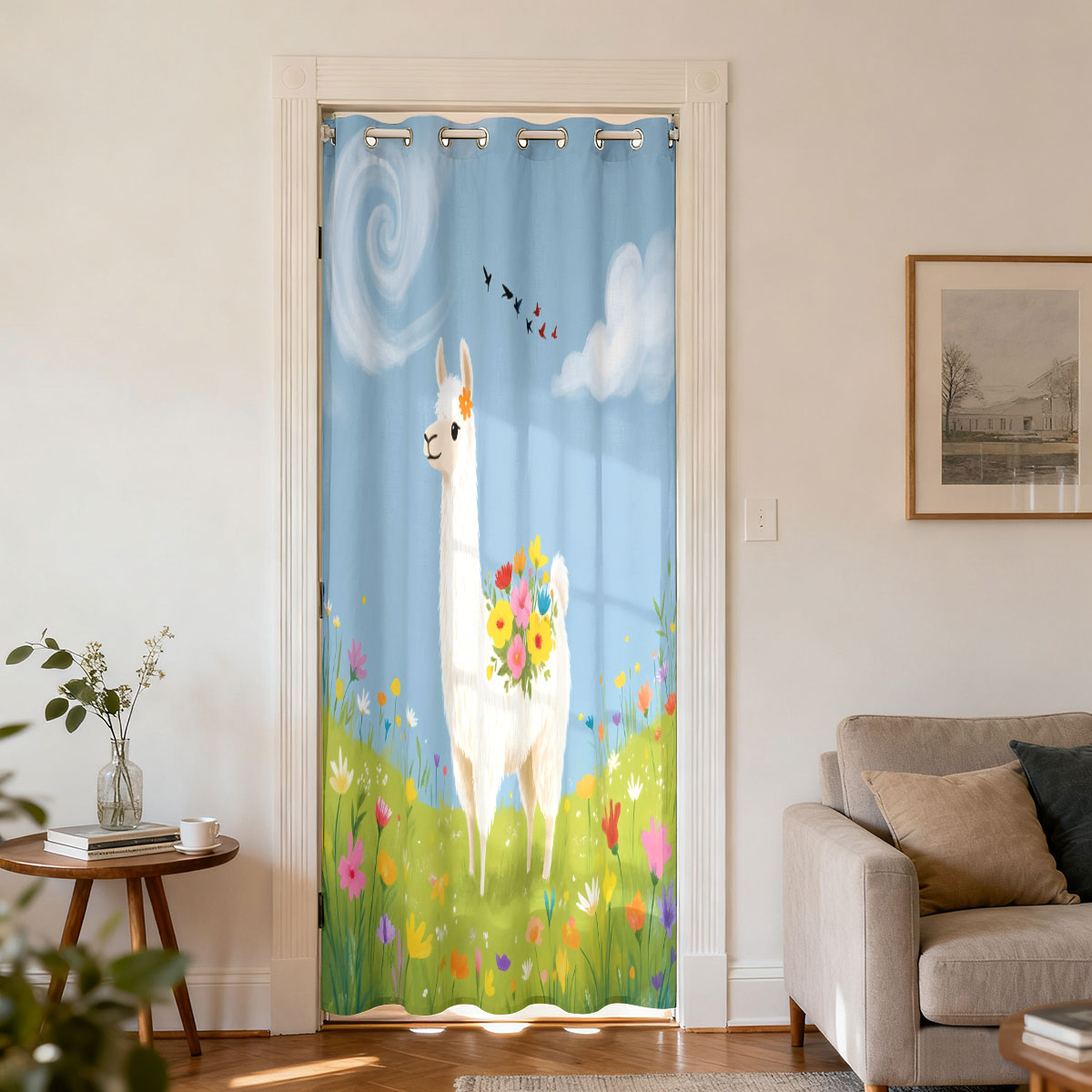 Spring Flower Field Alpaca Ill - огляд і ціна Home Office Rate