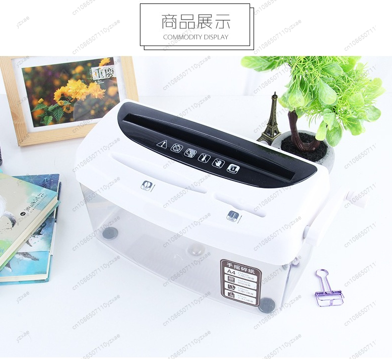 Manual Hand Crank Paper Shredd - огляд і ціна Home Office Paper Shredder