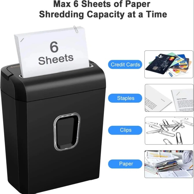 Bonsaii 6-Sheet Micro-Cut Pape - огляд і ціна Home Office Paper Shredder