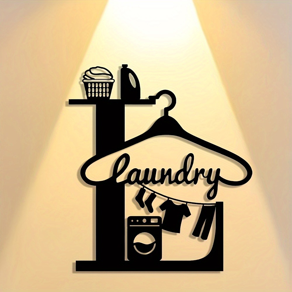 CIFbuy 2D Metal Wall Art Laund - огляд і ціна Home Office Icon