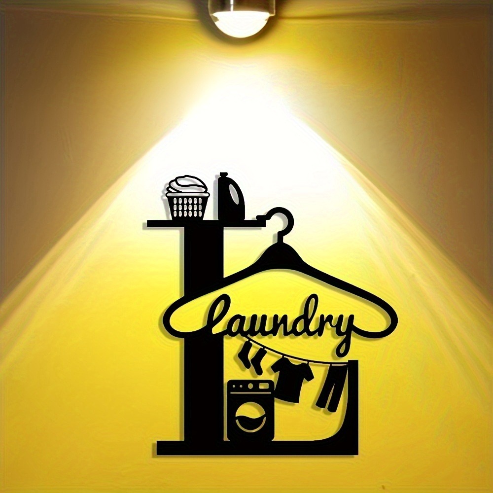 CIFbuy 2D Metal Wall Art Laund - огляд і ціна Home Office Icon