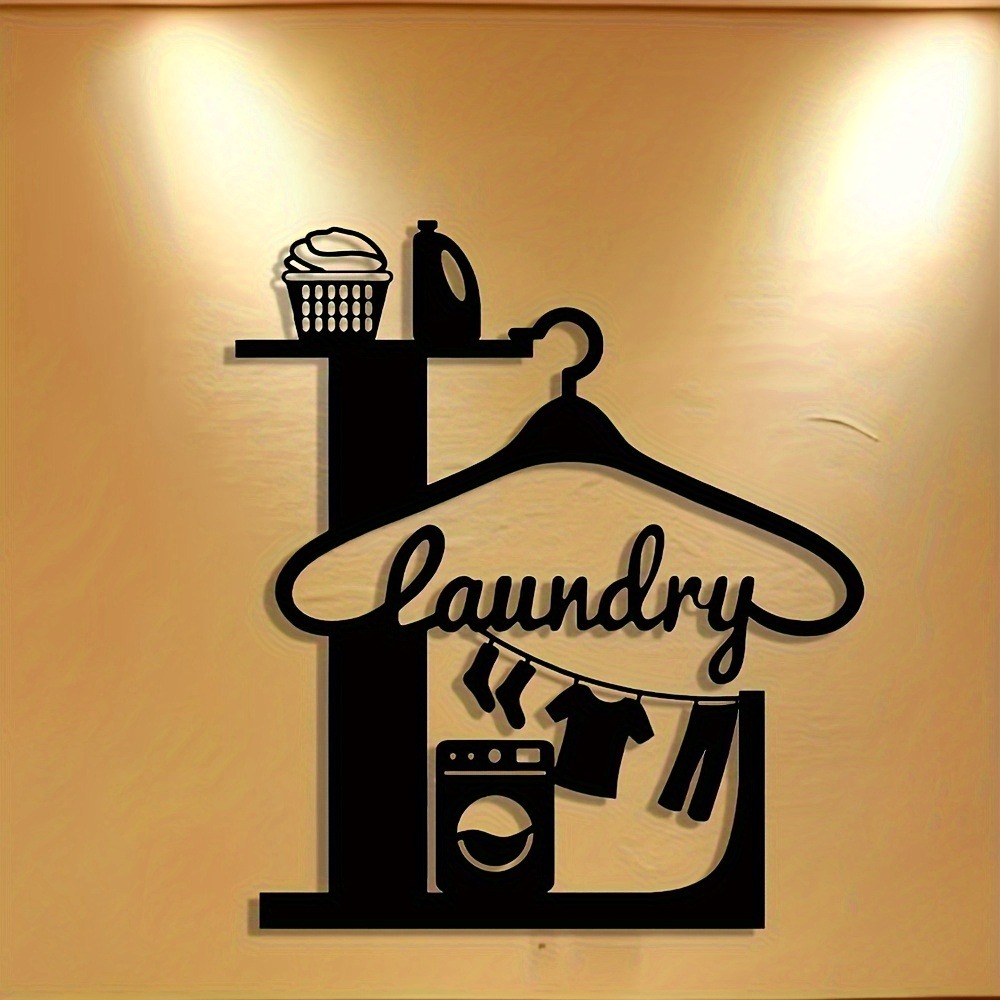 CIFbuy 2D Metal Wall Art Laund - огляд і ціна Home Office Icon