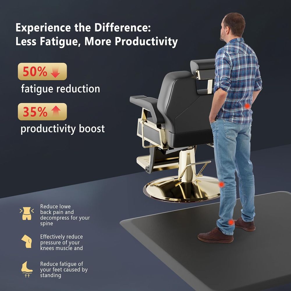 Luxury Salon Mat 4'x4'x5/8, An - огляд і ціна Anti Fatigue Mat
