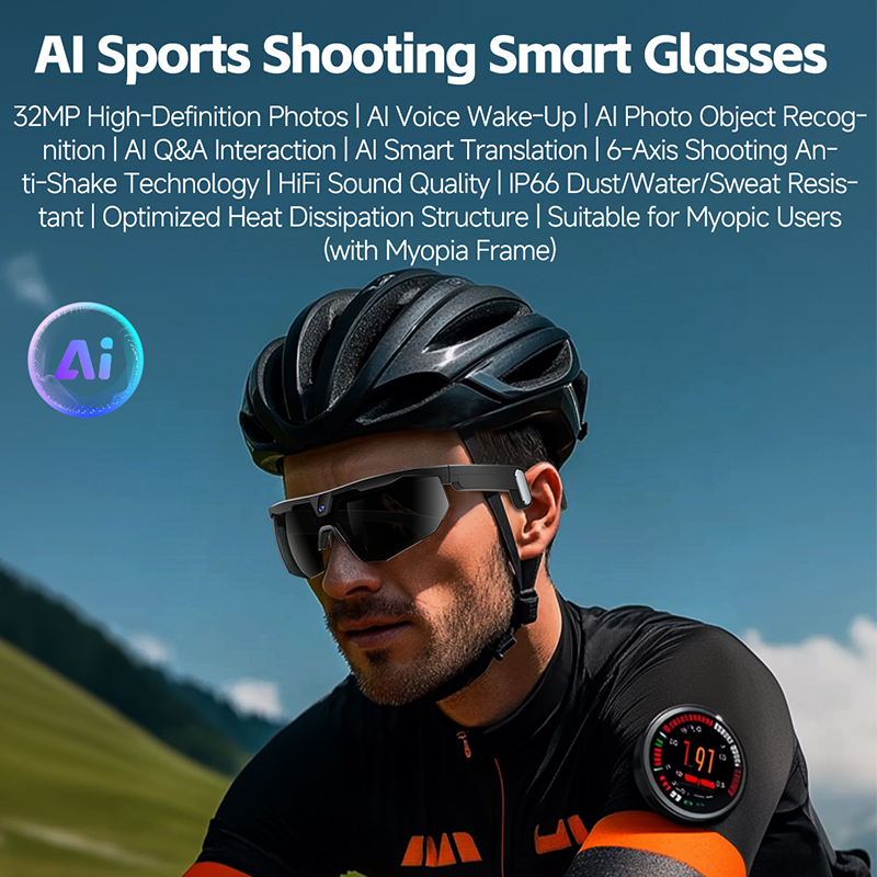 2026 New Smart Glasses Cycling - огляд і ціна Webcam Hd 1080P