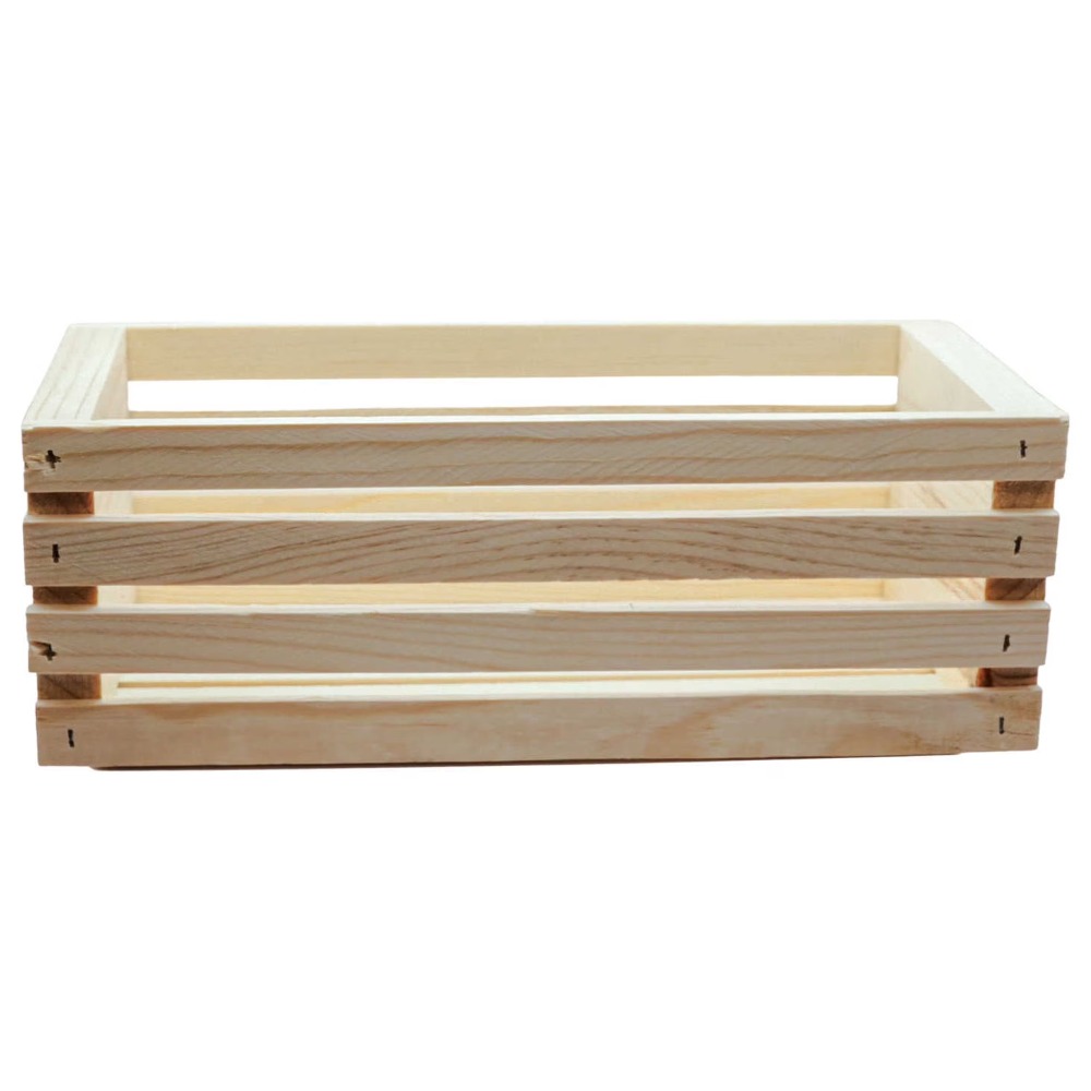 Unfinished Wood Crate Storage  - огляд і ціна Home Office Box