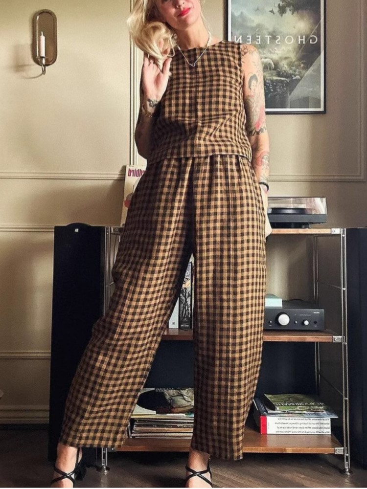 Fashion Women's Pants Set Vint - огляд і ціна Home Office For Two