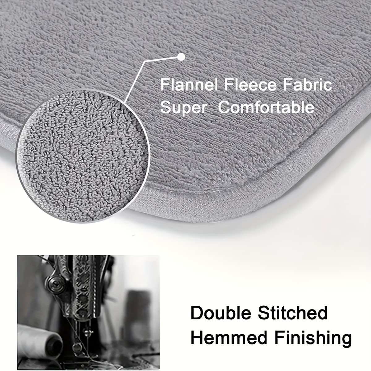 Solid color flannel large size - огляд і ціна Home Office Rug