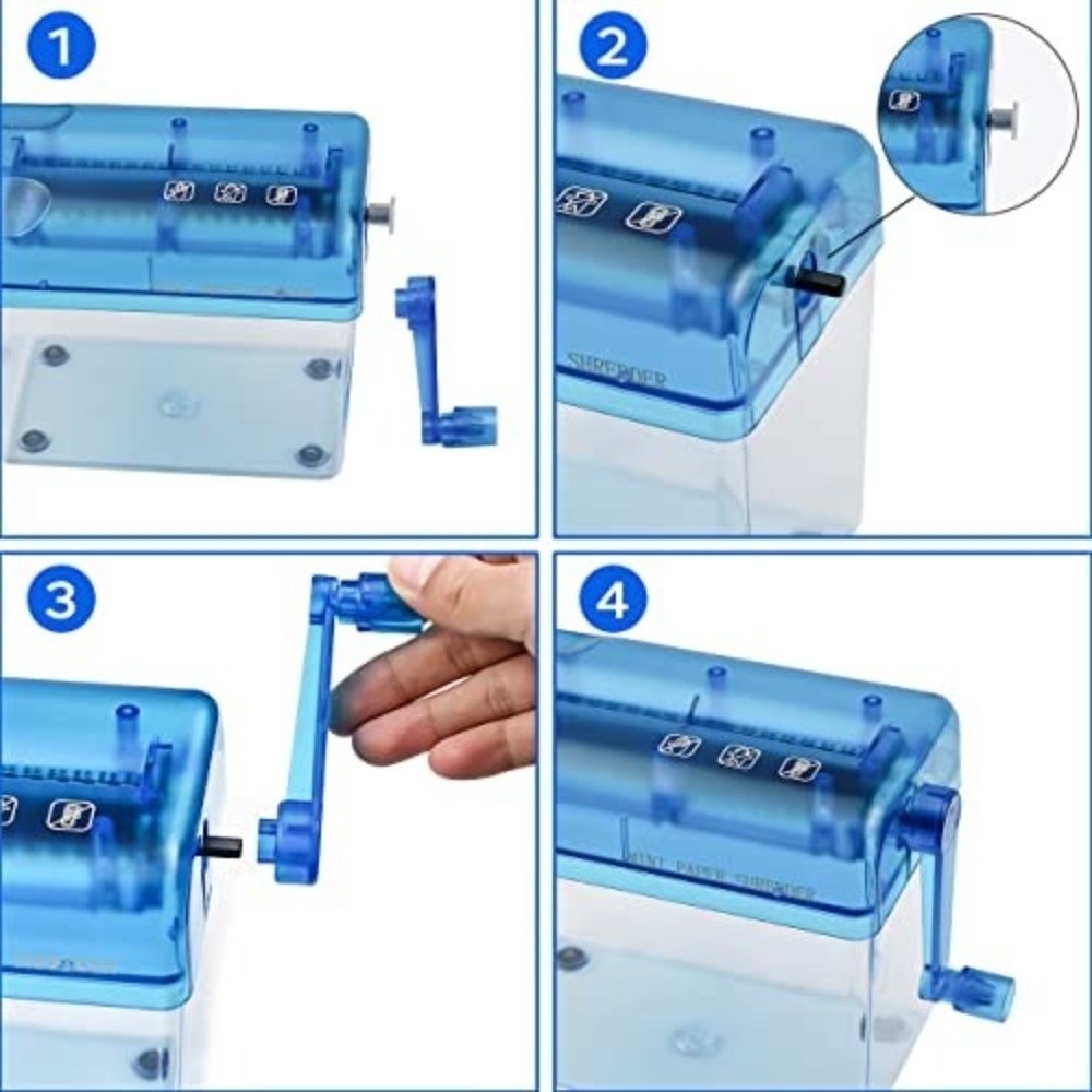 High Quality ABS Hand Shredder - огляд і ціна Home Office Paper Shredder