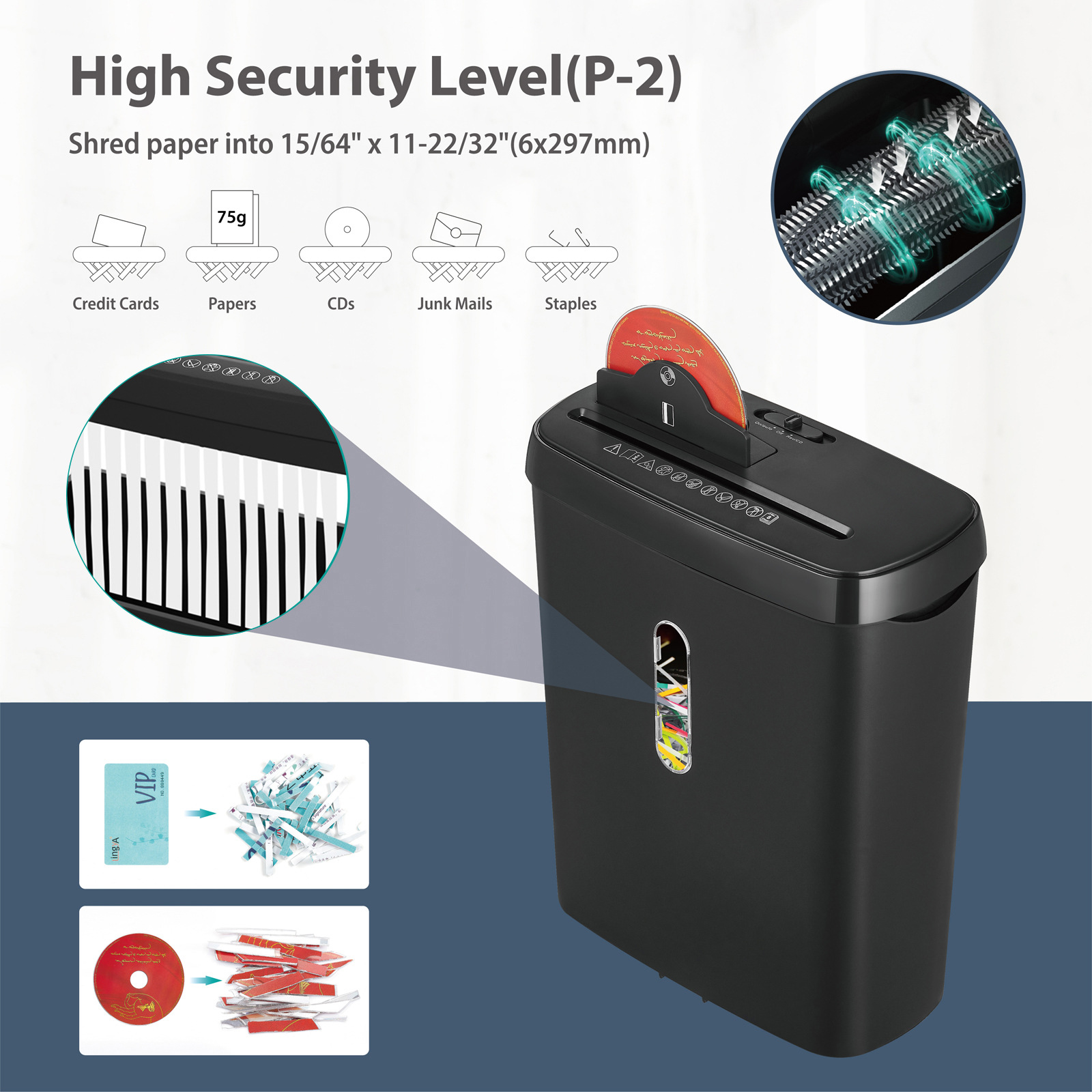 Paper Shredder Office-Use 11-1 - огляд і ціна Home Office Paper Shredder