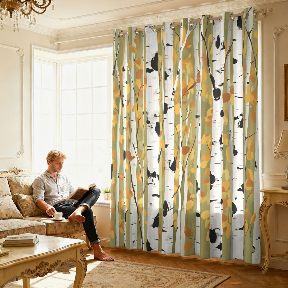 1pc autumn birch forest print  - огляд і ціна Home Office Rate