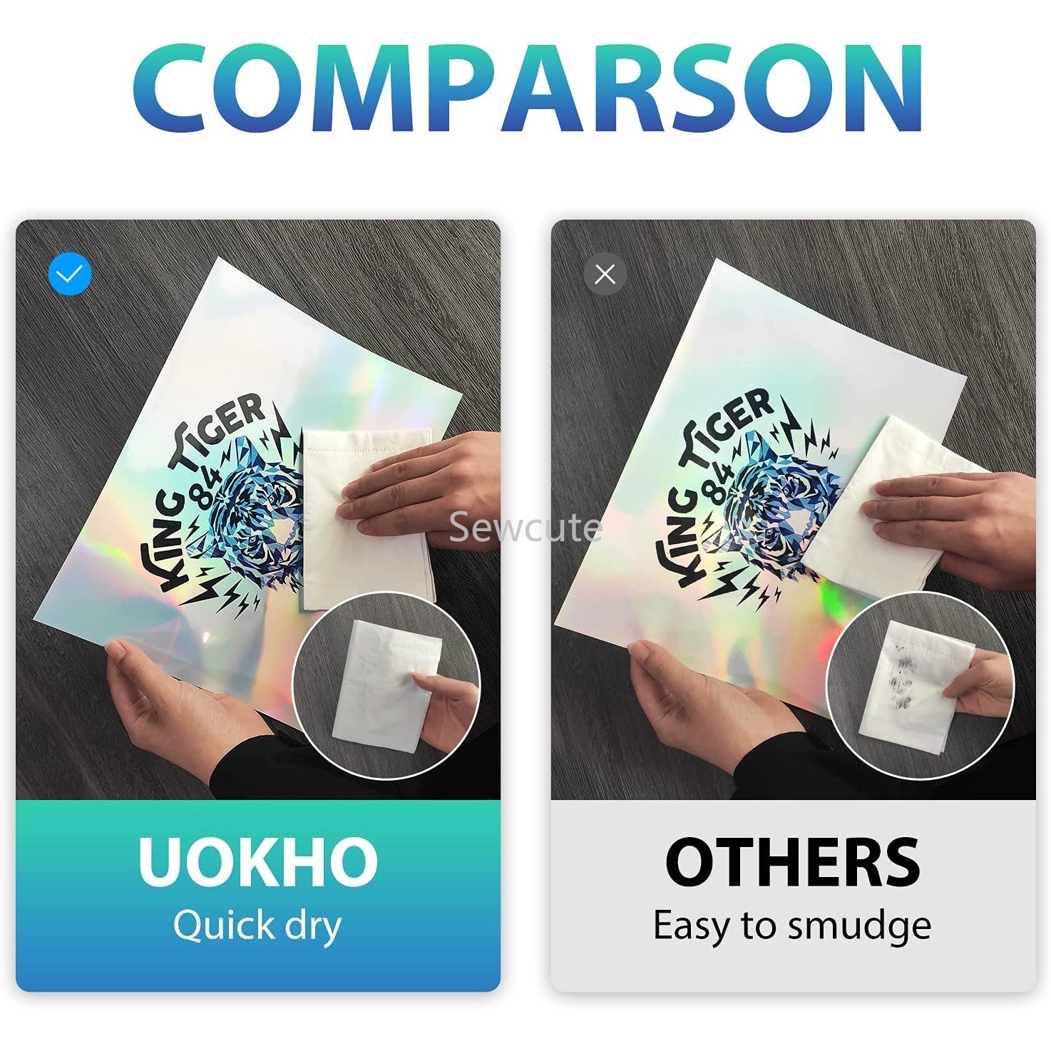 10Sheets Holographic Sticker P - огляд і ціна Laser Printer Home