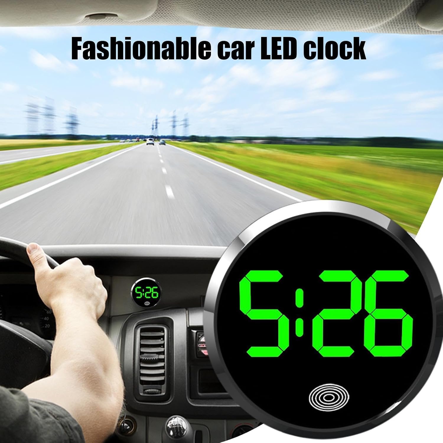 Universal Car Dashboard Digita - огляд і ціна Led Desk Clock